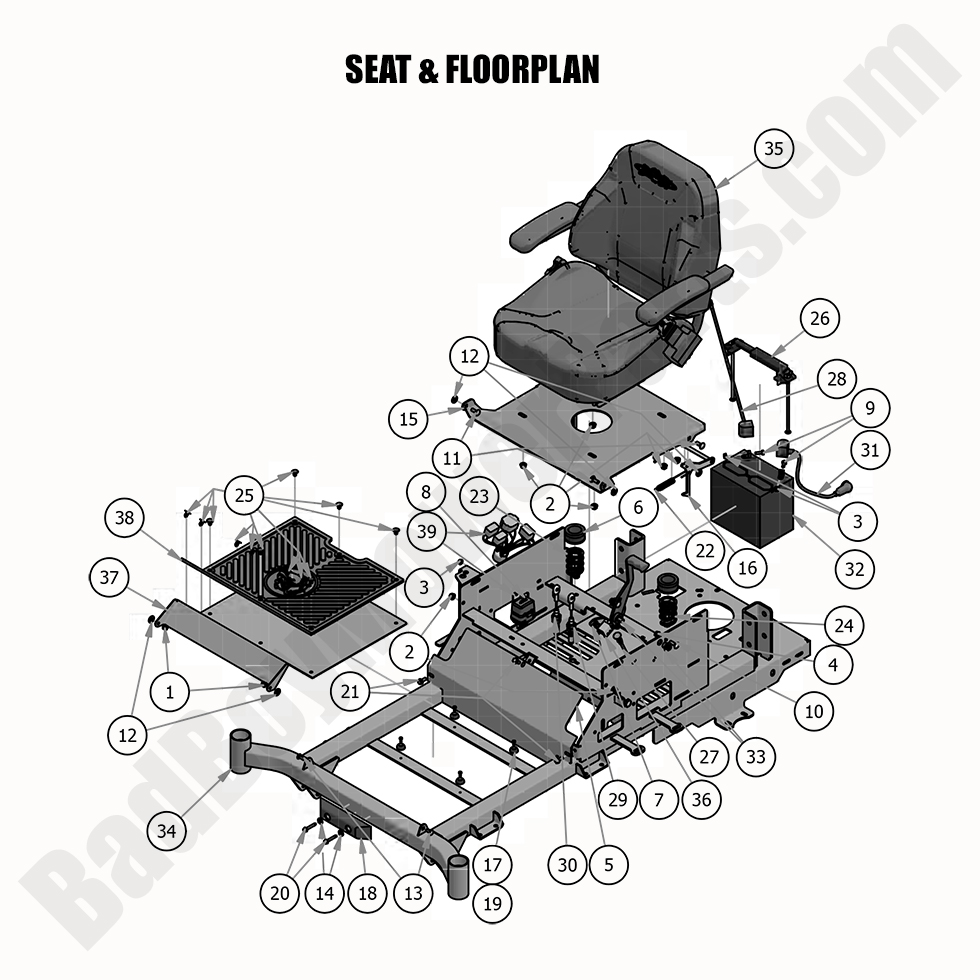 2020 Compact Outlaw Seat & Floorpan